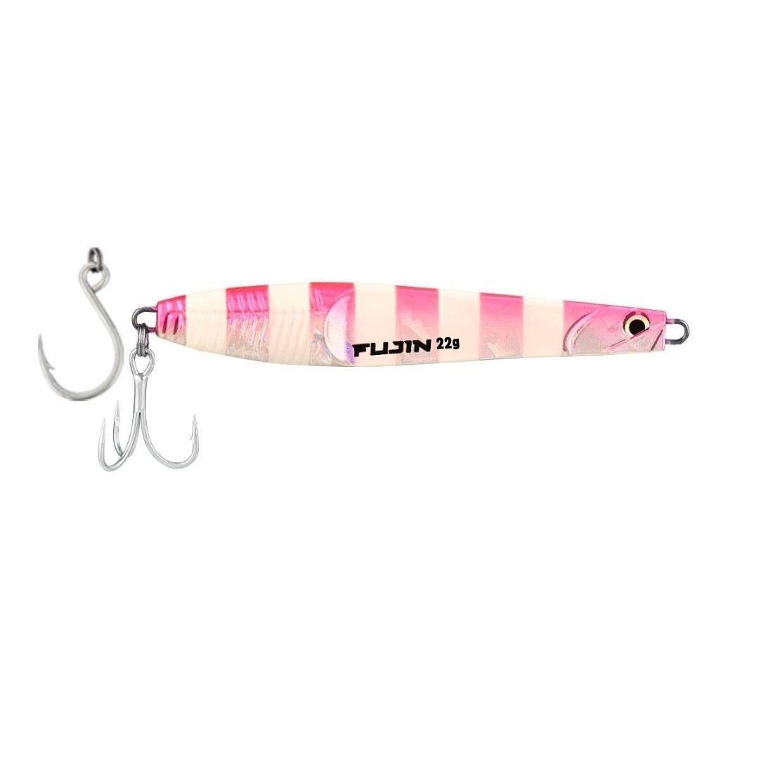 Fujin Jigeer 22gr 95mm Kaşık Yem MT02 Pink Zebra Glow