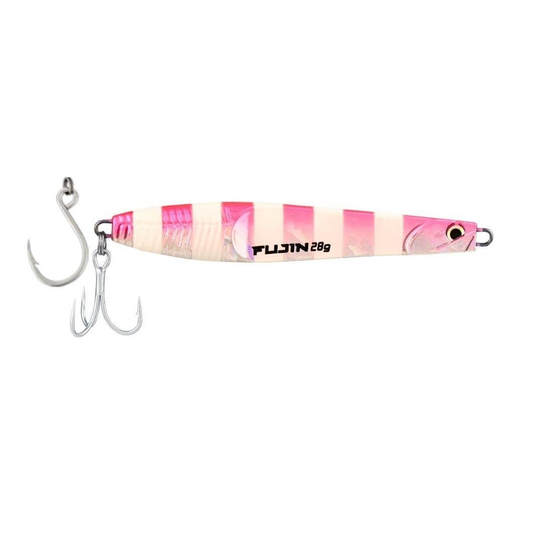 Fujin Jigeer 28gr 102mm Kaşık Yem MT02 Pink Zebra Glow