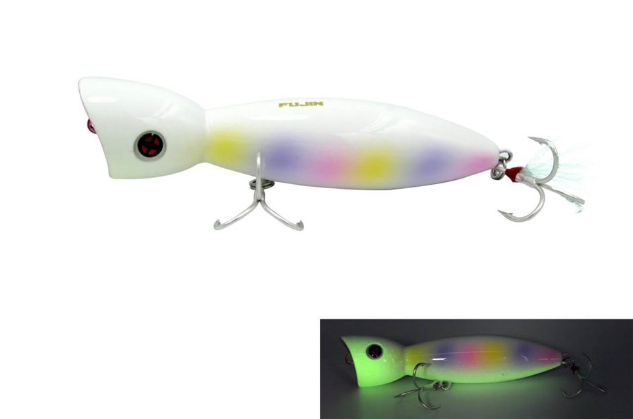 Fujin La-Nina Maket Balık Su Üstü Popper 018 Pearl Rainbow Glow