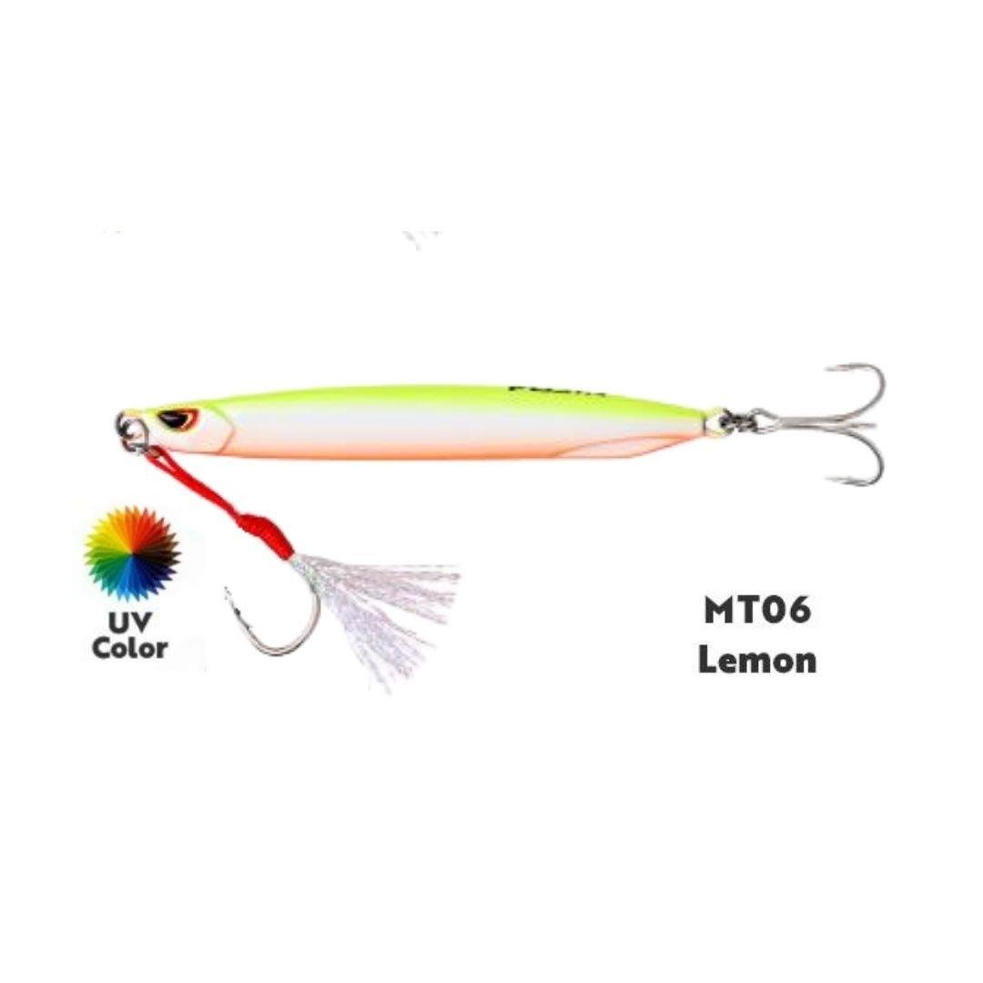 Fujin Metal Cast 40gr Shore Jig Metal Yem MT06 Lemon