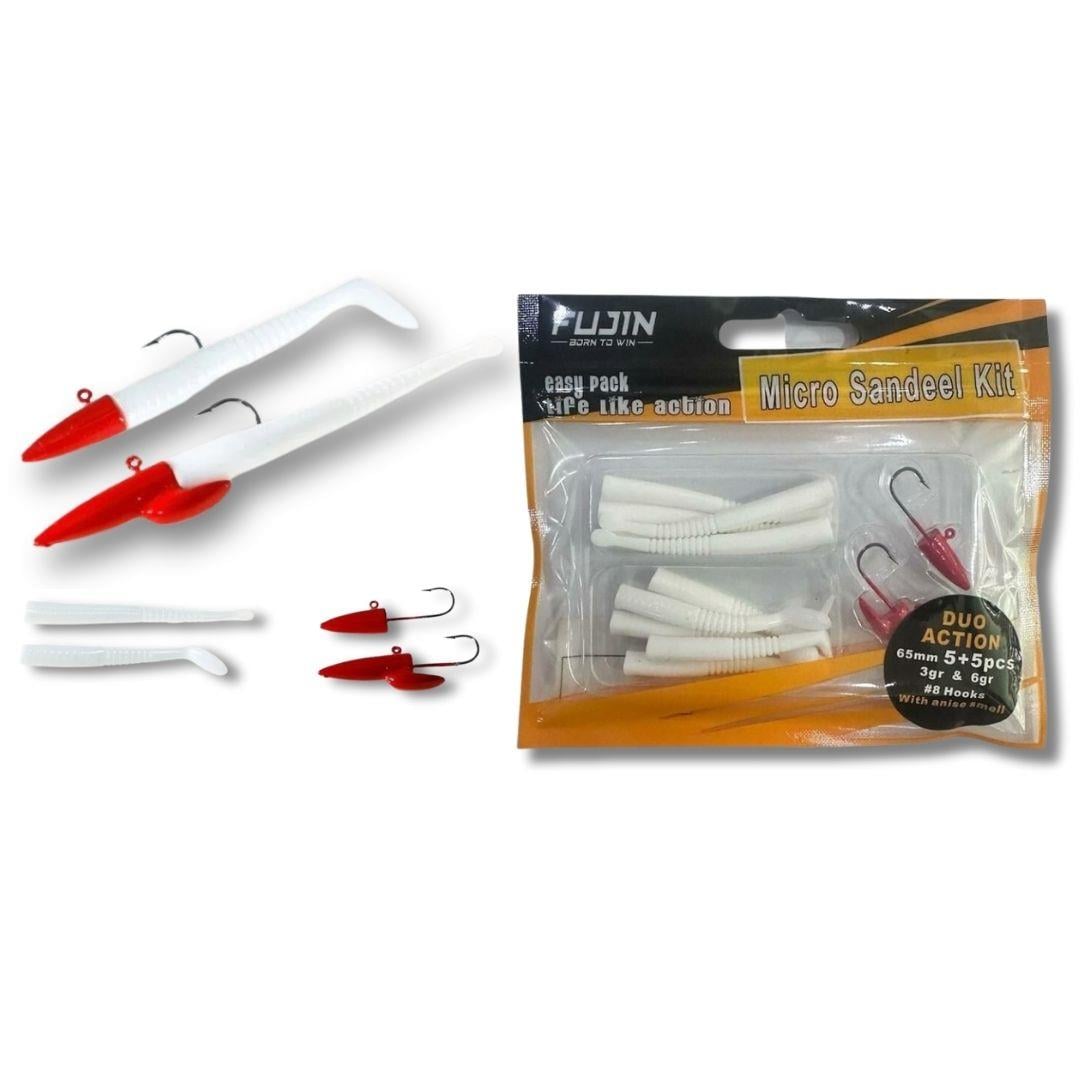 Fujin Micro Sandeel Kit 03 Red Head