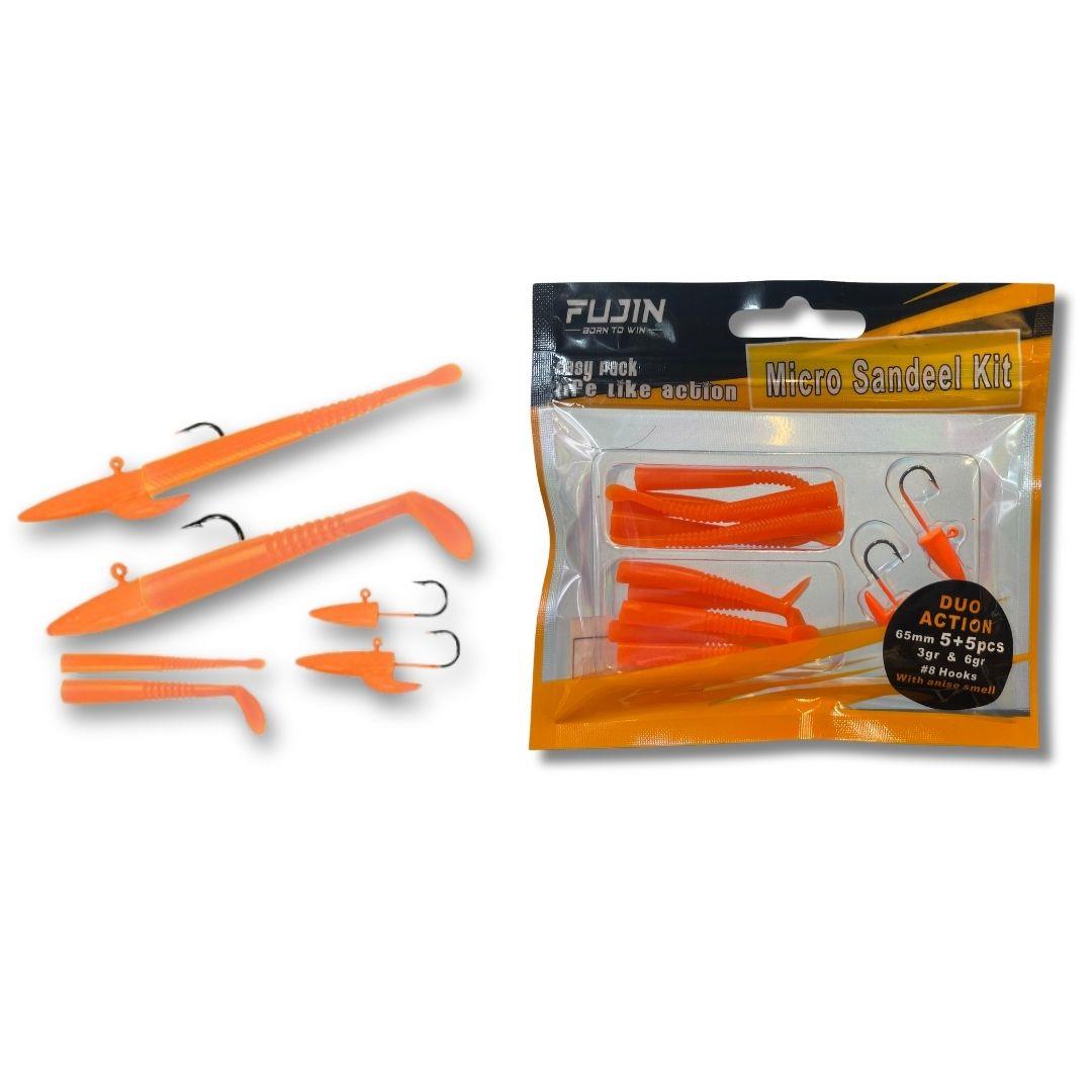 Fujin Micro Sandeel Kit Fluorecent Orange
