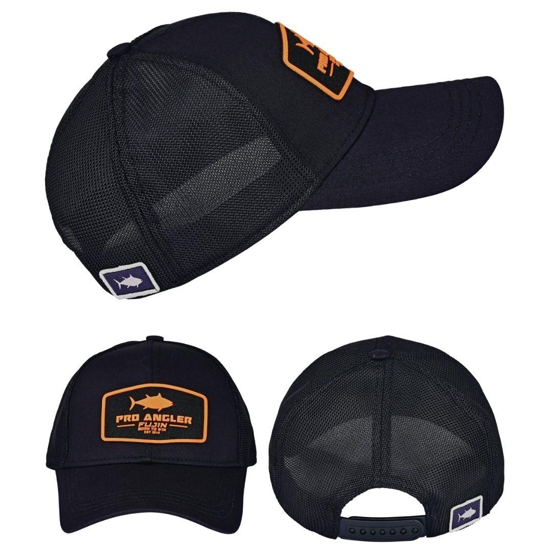 Fujin Pro Angler Black + Orange Bench Şapka