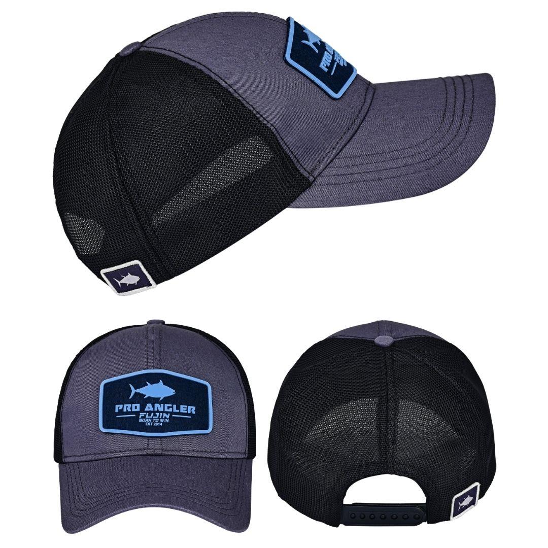 Fujin Pro Angler Grey + Blue Bench Şapka