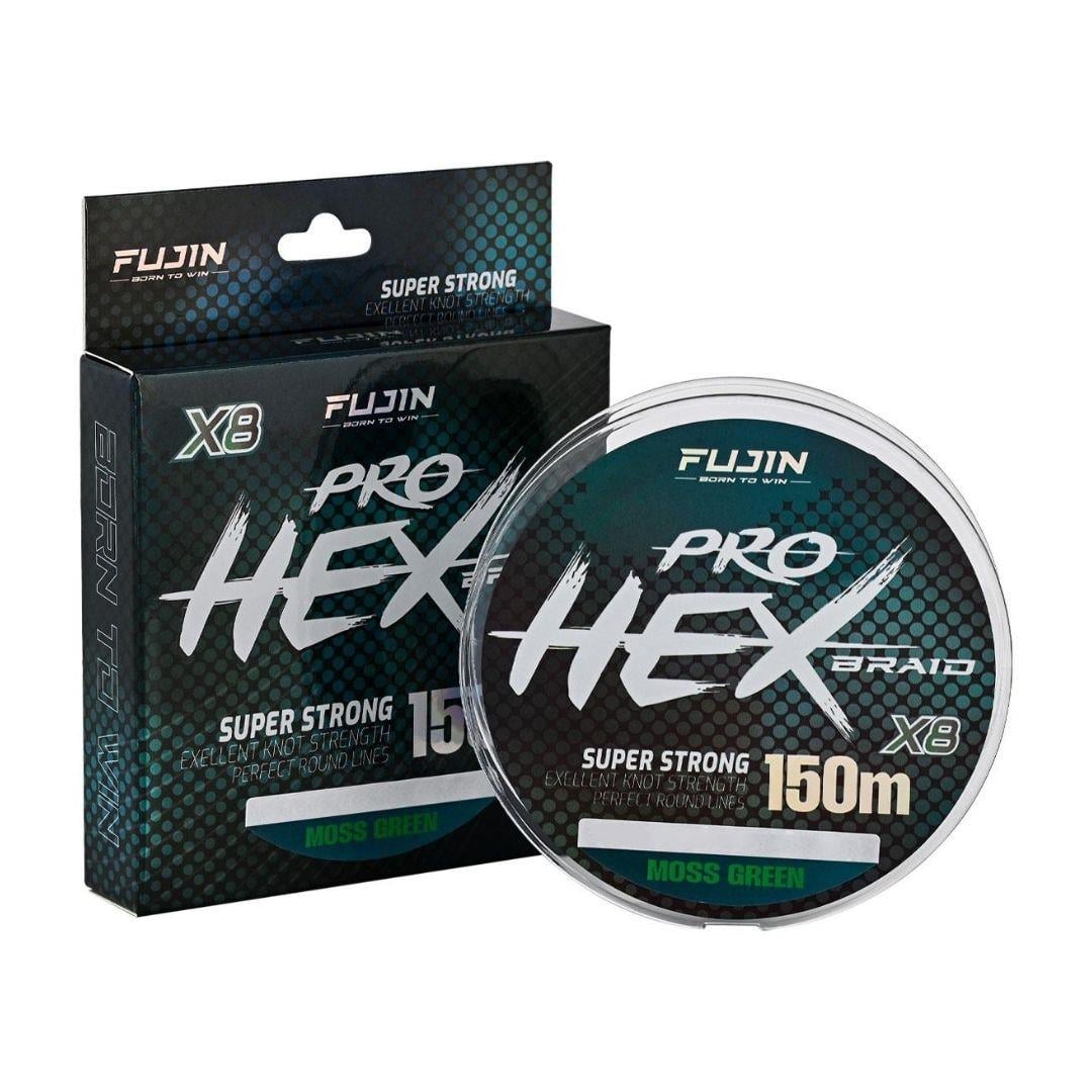 Fujin Pro Hex 8X 150Mt. Moss Green İp Misina 0.16mm