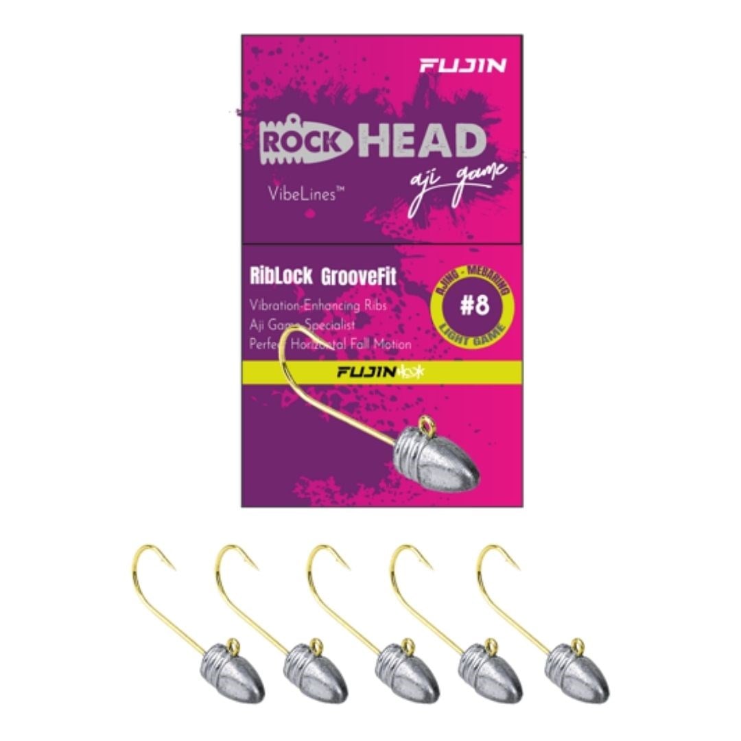 Fujin Rock-Head 8no Aji Game Jighead 1.2gr