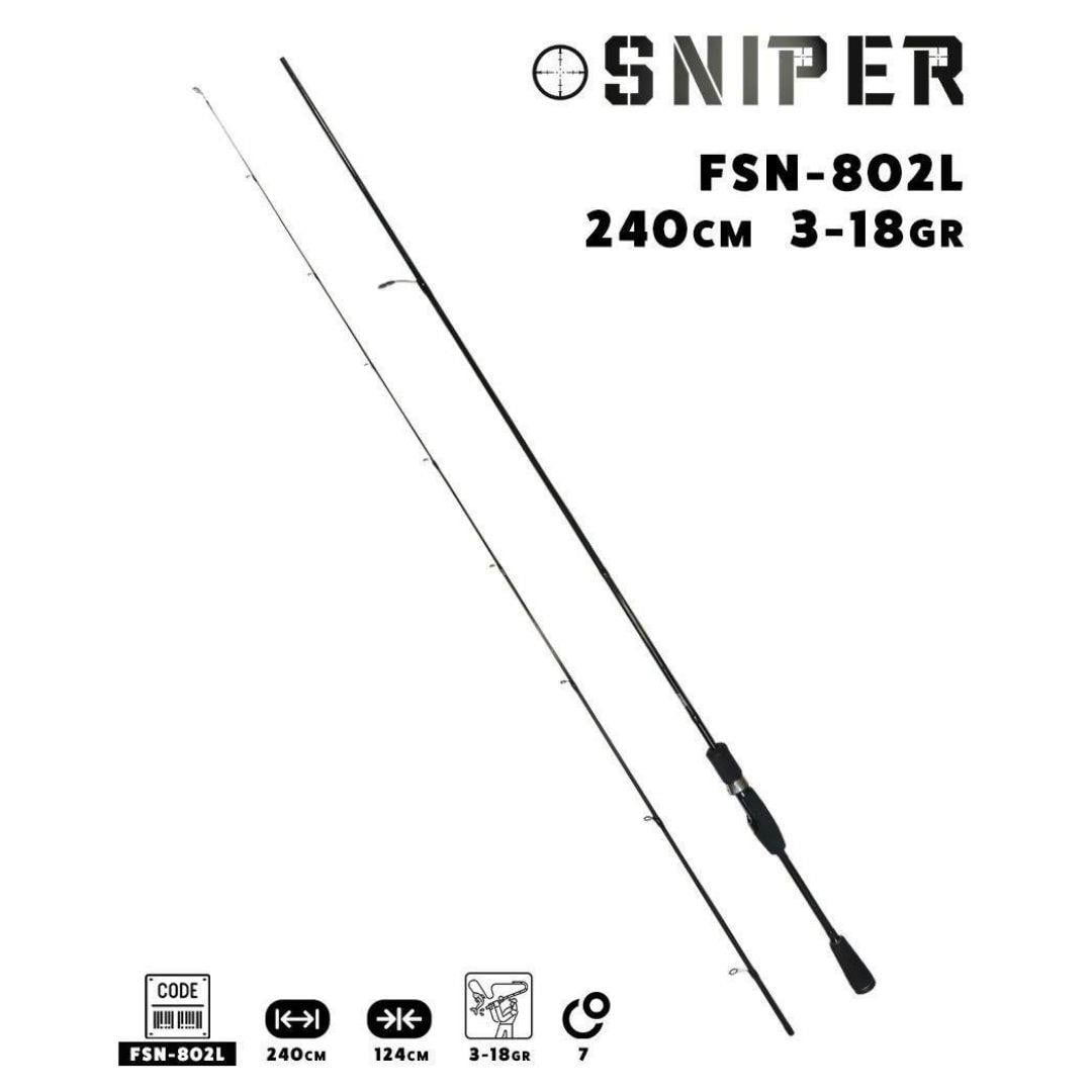 Fujin Sniper 240cm 3-18gr Light Spin Kamışı