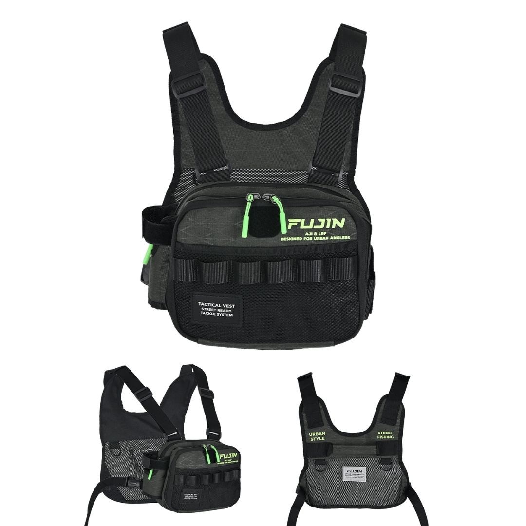 Fujin Tactical Vest Khaki Balıkçı Çantası