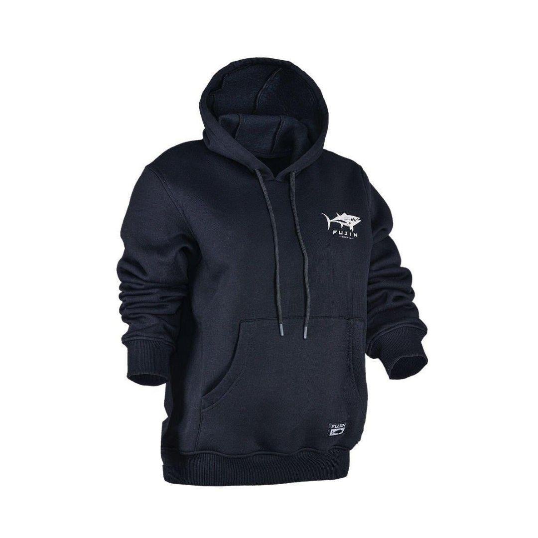 Fujin Tuna Hoodie Black Sweatshirt Kadın Small (S)