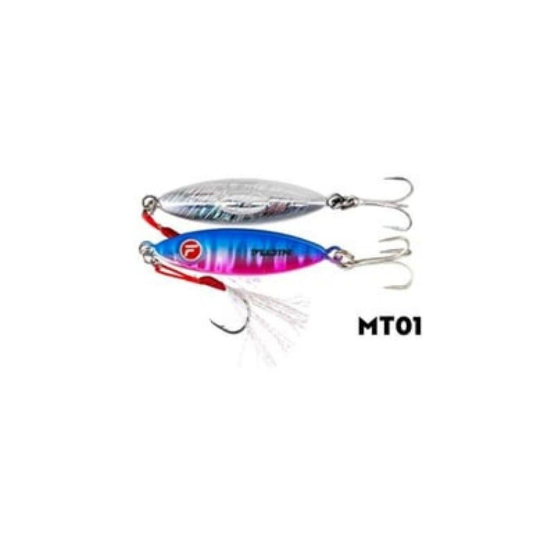 Fujin UFO Micro Jig 3gr Blue Pink Zebra Glow