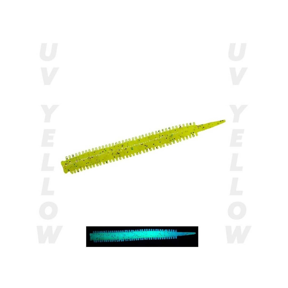 Fujin Yummy Sandworm 7cm LRF Silikonu Yellow