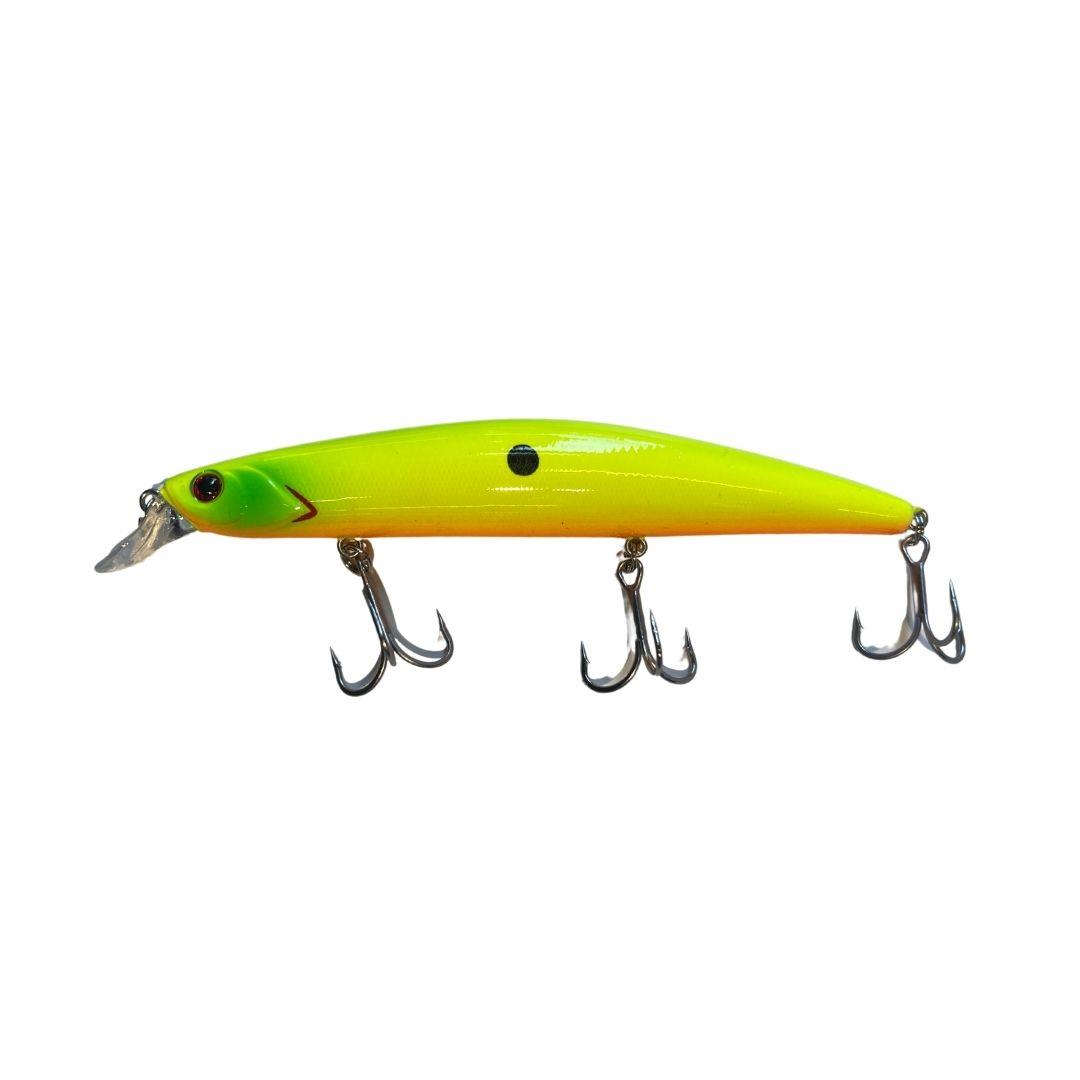 Fujin Z-Bass Minnow 125F 21gr Maket Balık 235 Green Cheeks