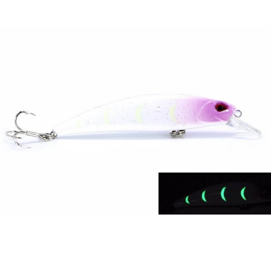 Fujin Ziggy7 70mm 9.6gr Sinking 034 Glow Purple LRF Maket Balık