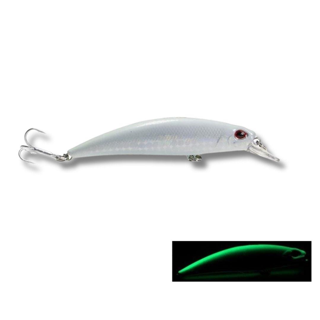 Fujin Ziggy7 70mm 9.6gr Sinking LRF Maket Balık 099 W. Glow