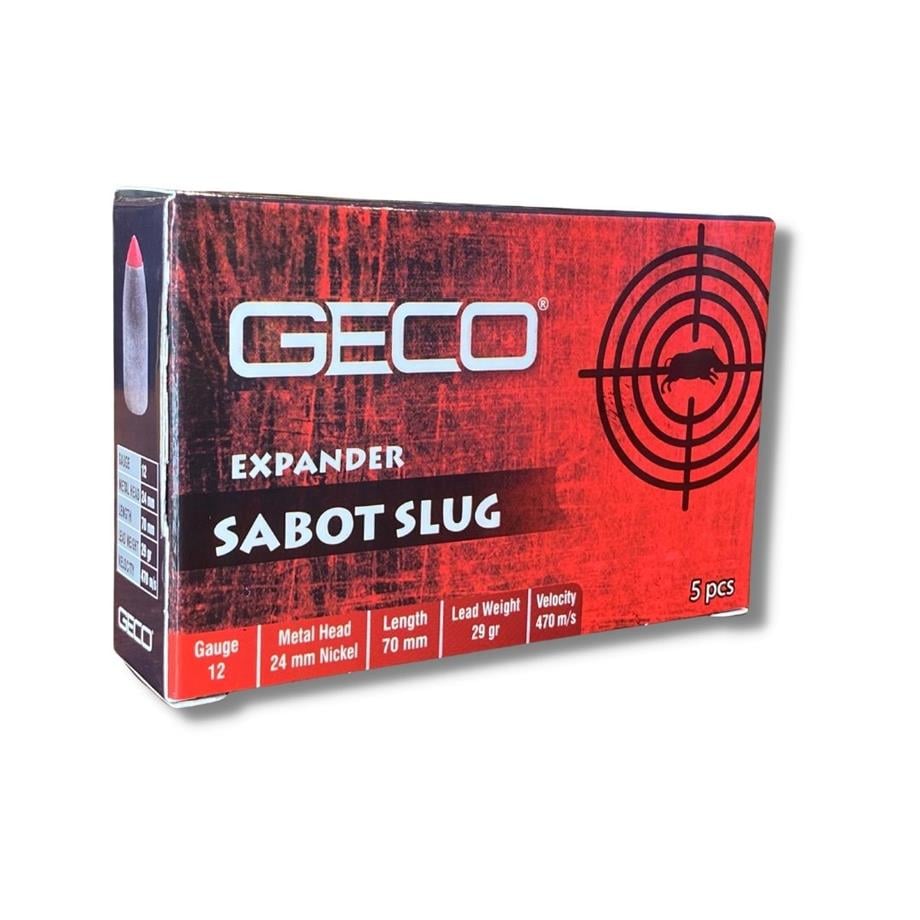 Geco Expander Sabot Slug 12 Cal 29 Gr Tek Kurşun Av Fişeği