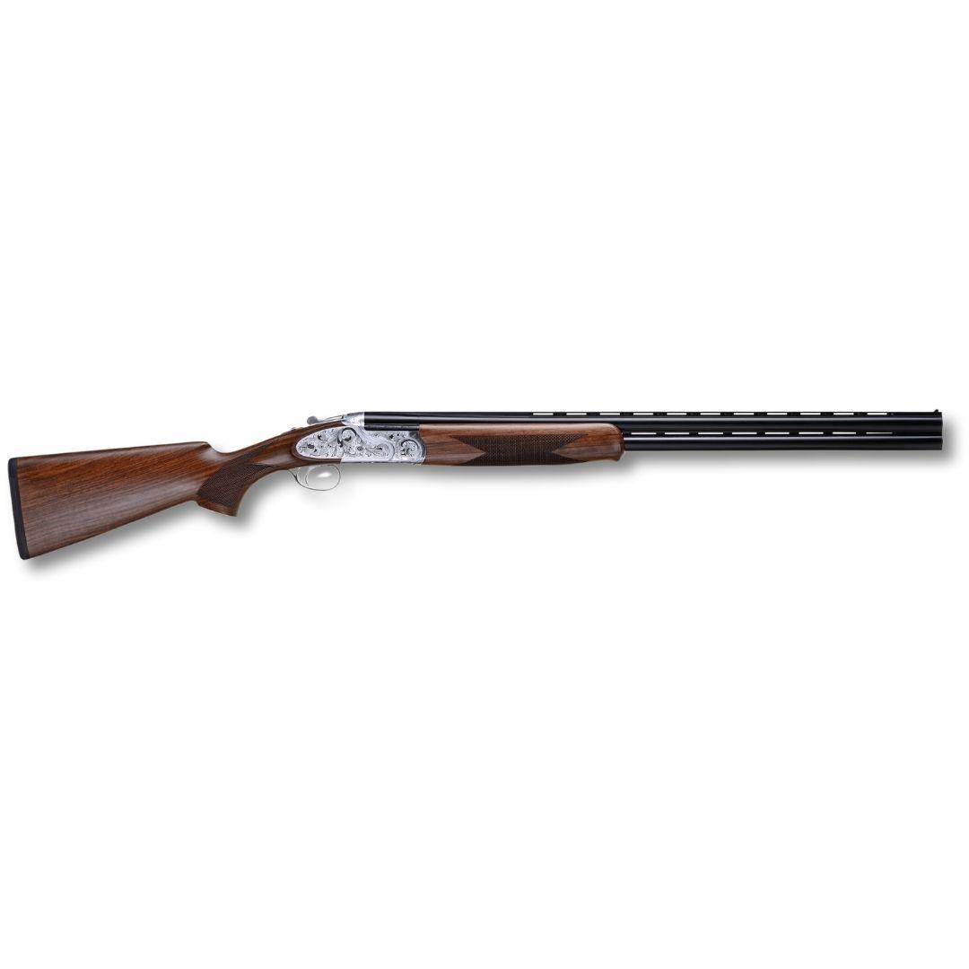 Huğlu 103 FE 12 Cal. GR5 Beyaz Gravürlü S.poze Av Tüfeği 71cm