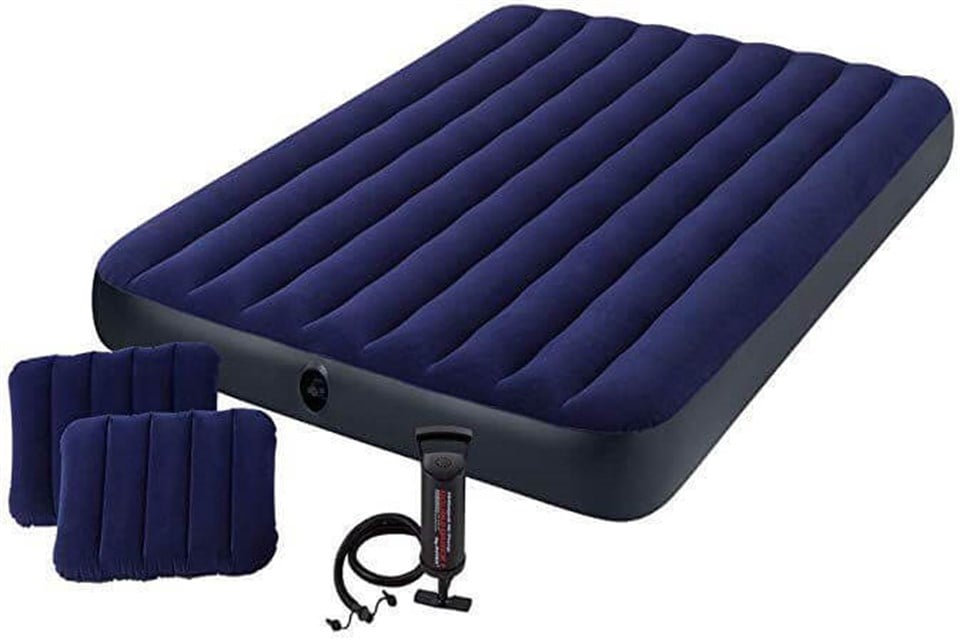 Intex Fiber-Tech Klasik Yatak Set 152x203x25 cm.(Pompa ve 2 Adet Yastık Dahil)