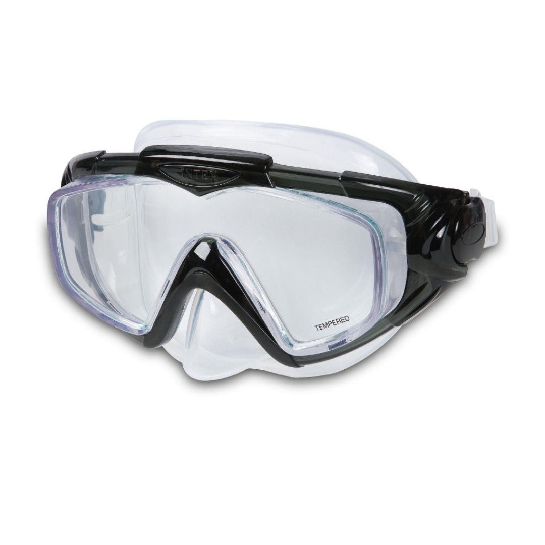 Intex Silikon Pro Yüzücü Maskesi (Siyah Renk) 14+ Yaş