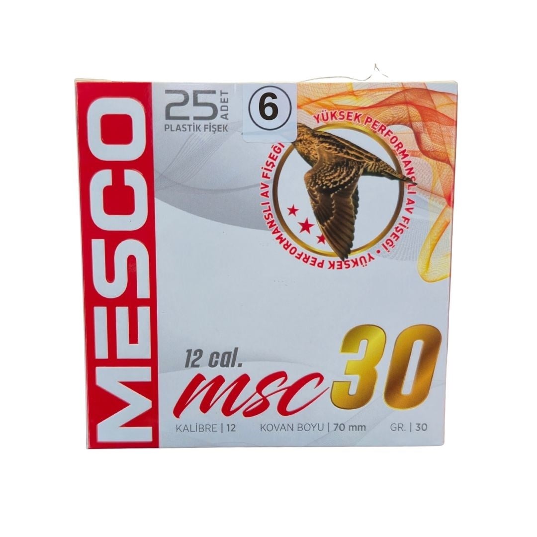 Mesco 12 Cal 30 Gr Av Fişeği No:6
