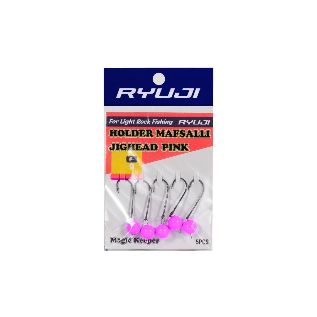 Ryuji Holder Mafsalli Jighead 1.5gr No:10 Pink UV (5 ADET)
