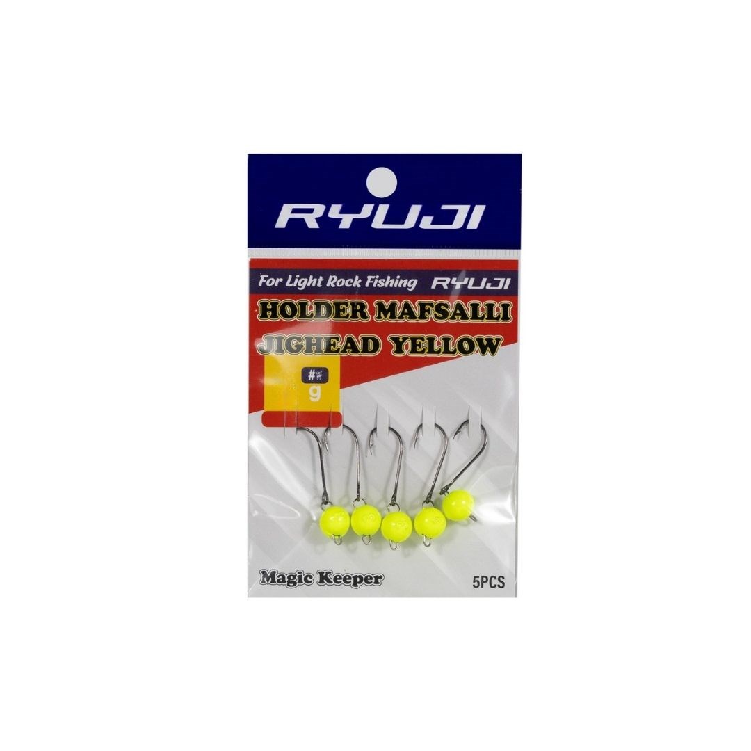 Ryuji Holder Mafsalli Jighead 1gr No:8 Yellow UV (5 ADET)
