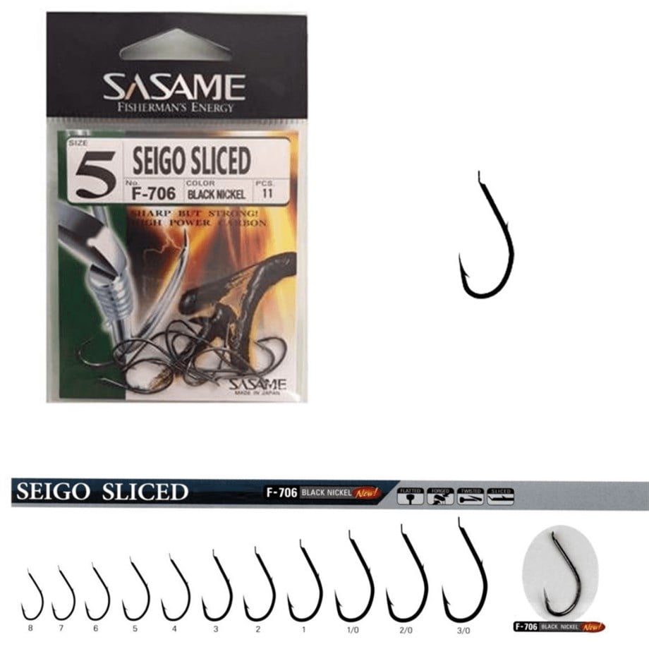 Sasame F-706 Seigo Sliced İğne (Black Nickel) No:1