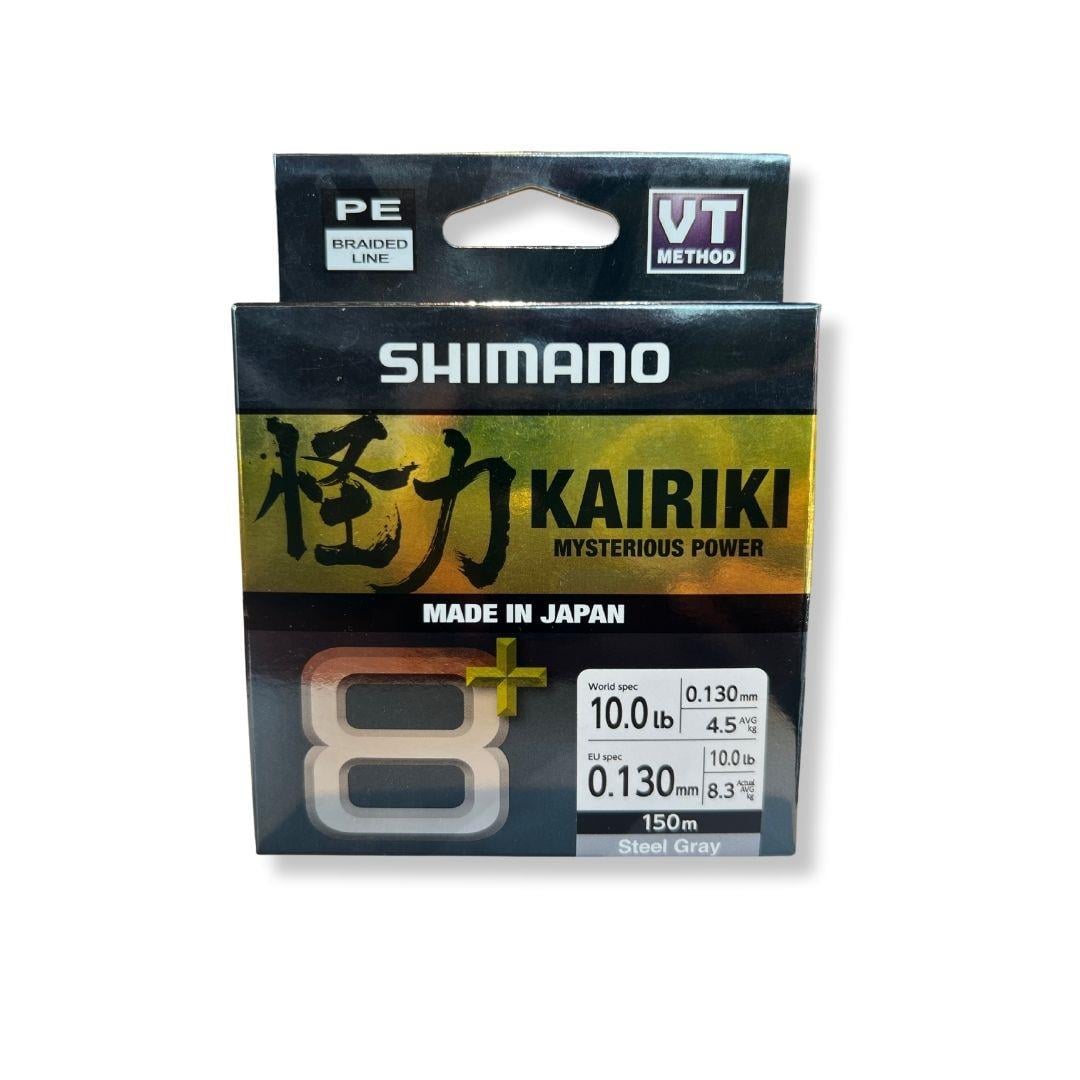 Shimano Kairiki 8+ plus 150 M 0,13 MM 8.3 KG Steel Gray