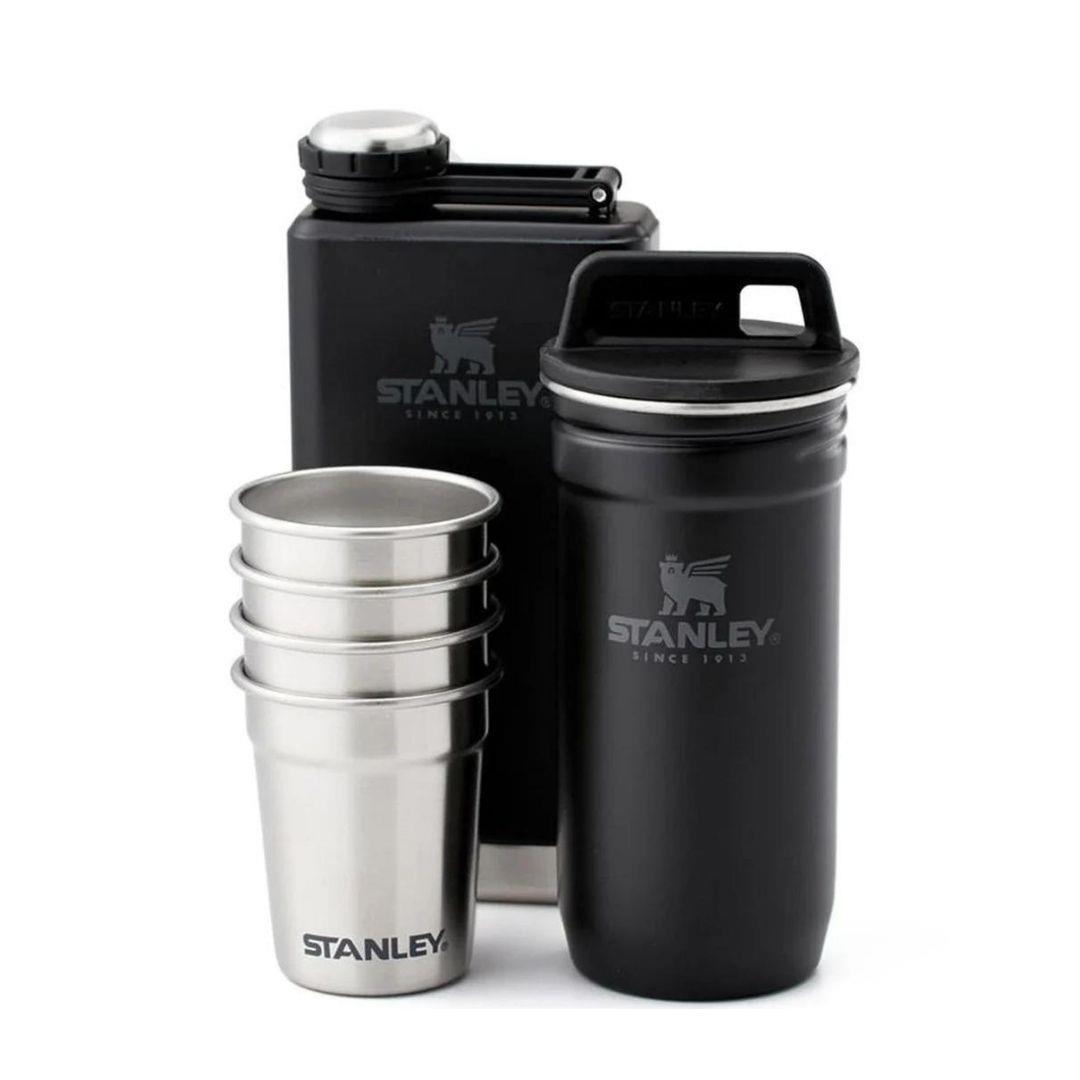 Stanley Adventure Çelik Shot Bardak ve Matara Seti Siyah