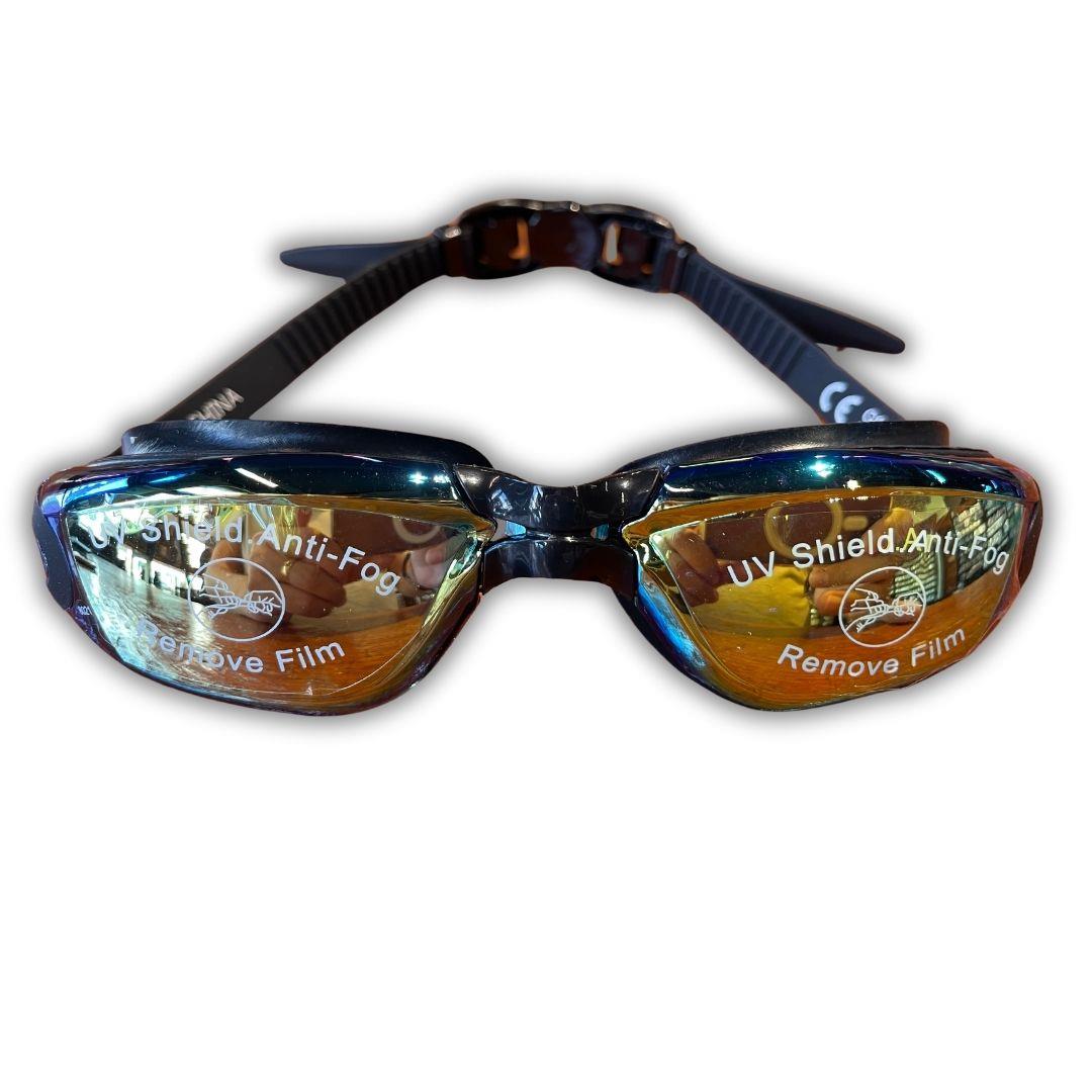 Vardem Silikon Yüzücü Gözlüğü (Buğu Önleyici & Uv Filtre) G802DM Siyah-Sarı