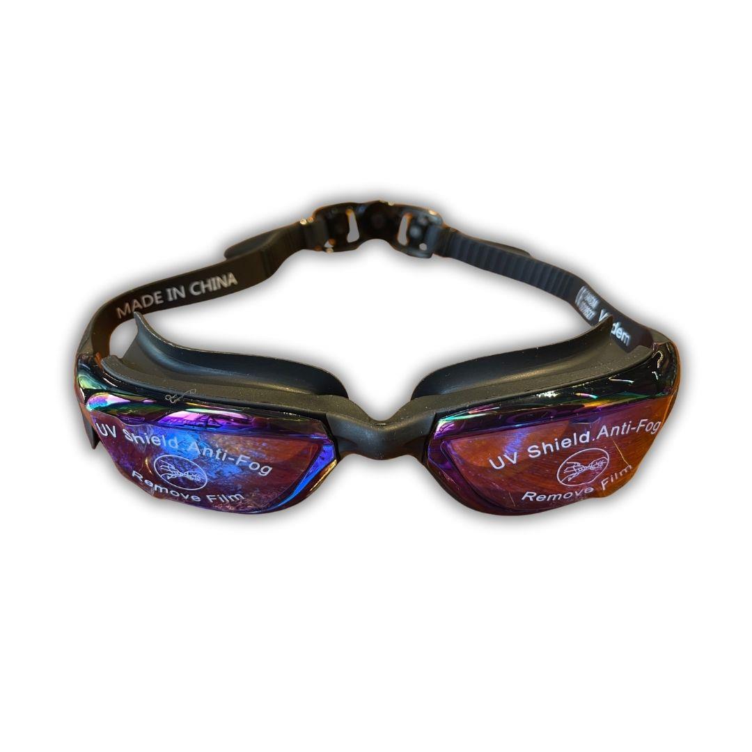 Vardem Silikon Yüzücü Gözlüğü (Buğu Önleyici & Uv Filtre) G640DM Siyah-mavi