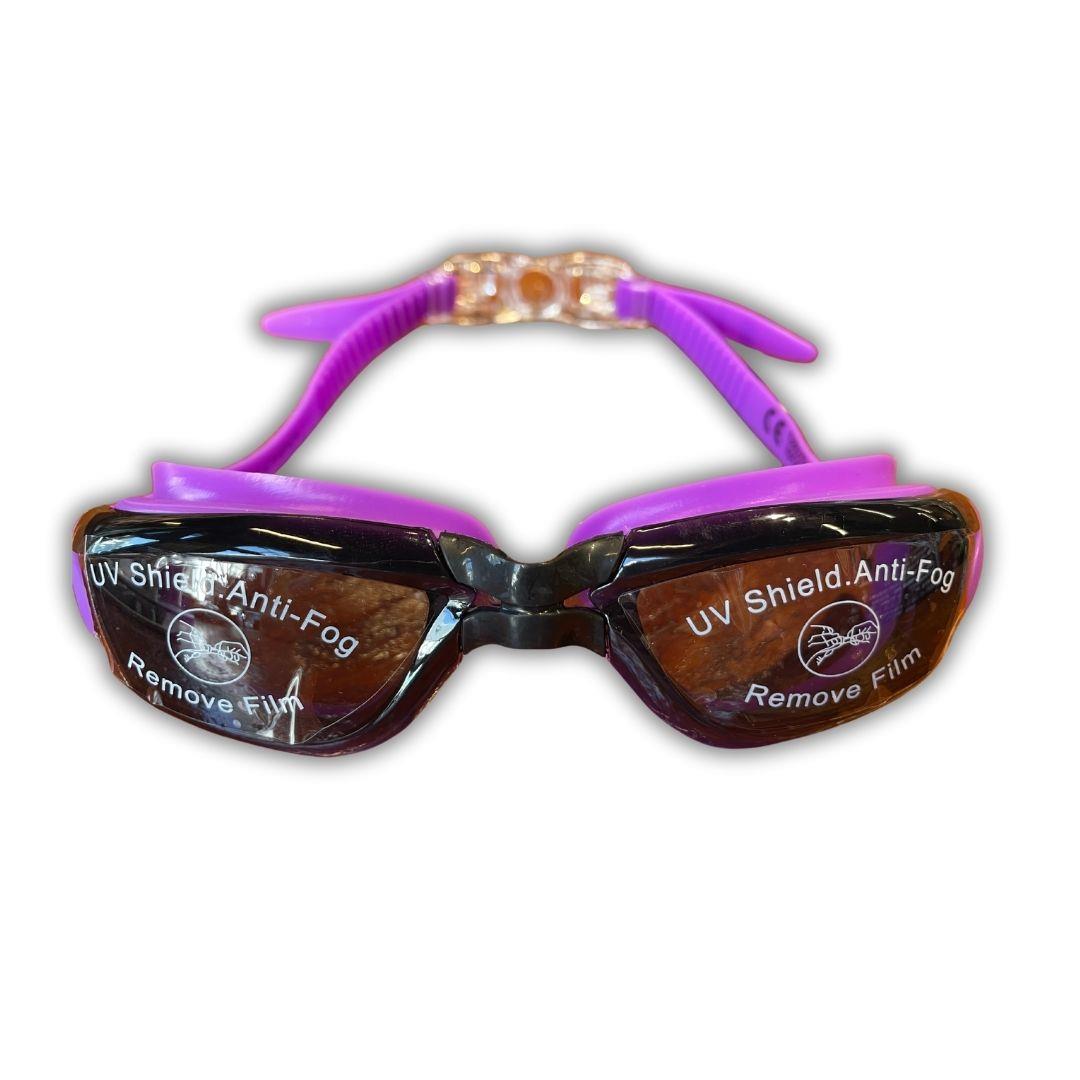 Vardem Silikon Yüzücü Gözlüğü (Buğu Önleyici & Uv Filtre) G802S Pembe-Siyah