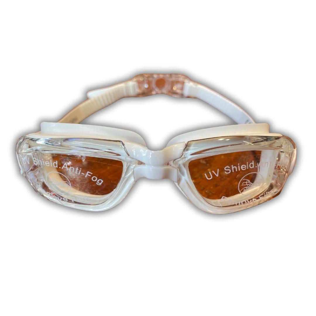 Vardem Silikon Yüzücü Gözlüğü (Buğu Önleyici & Uv Filtre) G802S Beyaz