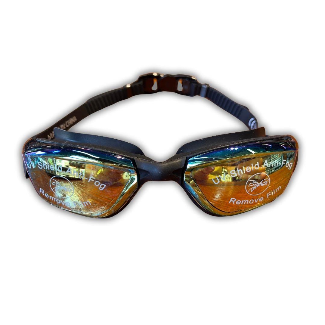 Vardem Silikon Yüzücü Gözlüğü (Buğu Önleyici & Uv Filtre) G640DM Siyah-Sarı