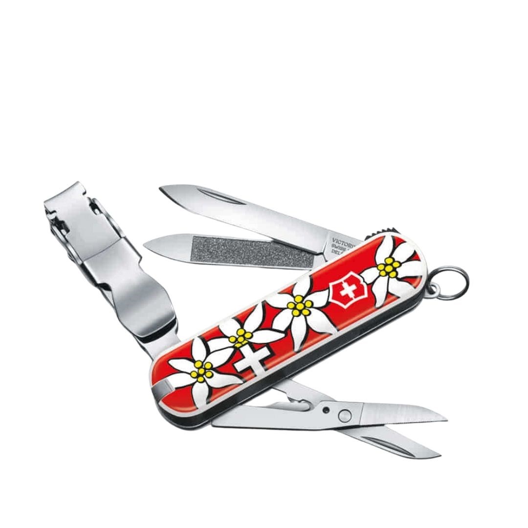 Victorinox 0.6463.840 NailClip 580 Edelweiss Desenli Tırnak Makaslı Çakı
