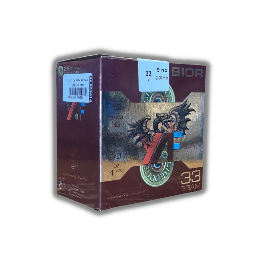 Yaf 12 Cal 33 Gr No:9 Av Fişeği