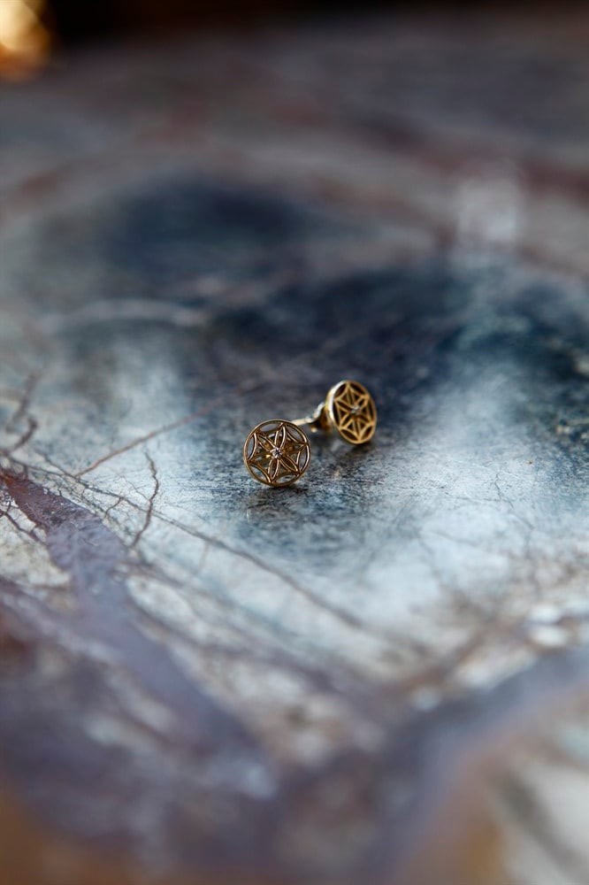 YAŞAM ÇİÇEĞİ KÜPE