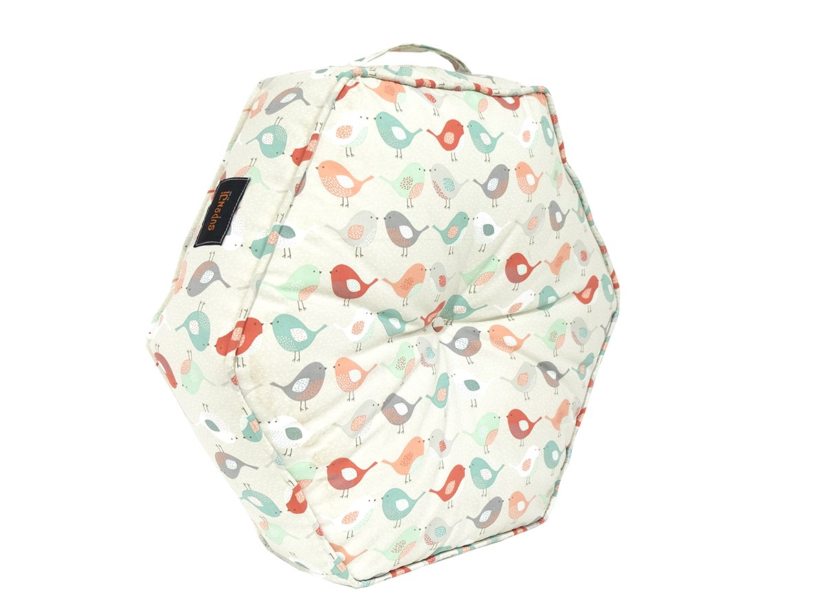 Altıgen Minder - Serçeli