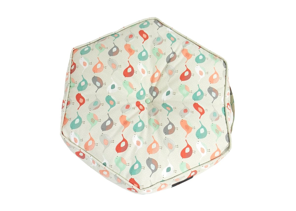 Altıgen Minder - Serçeli