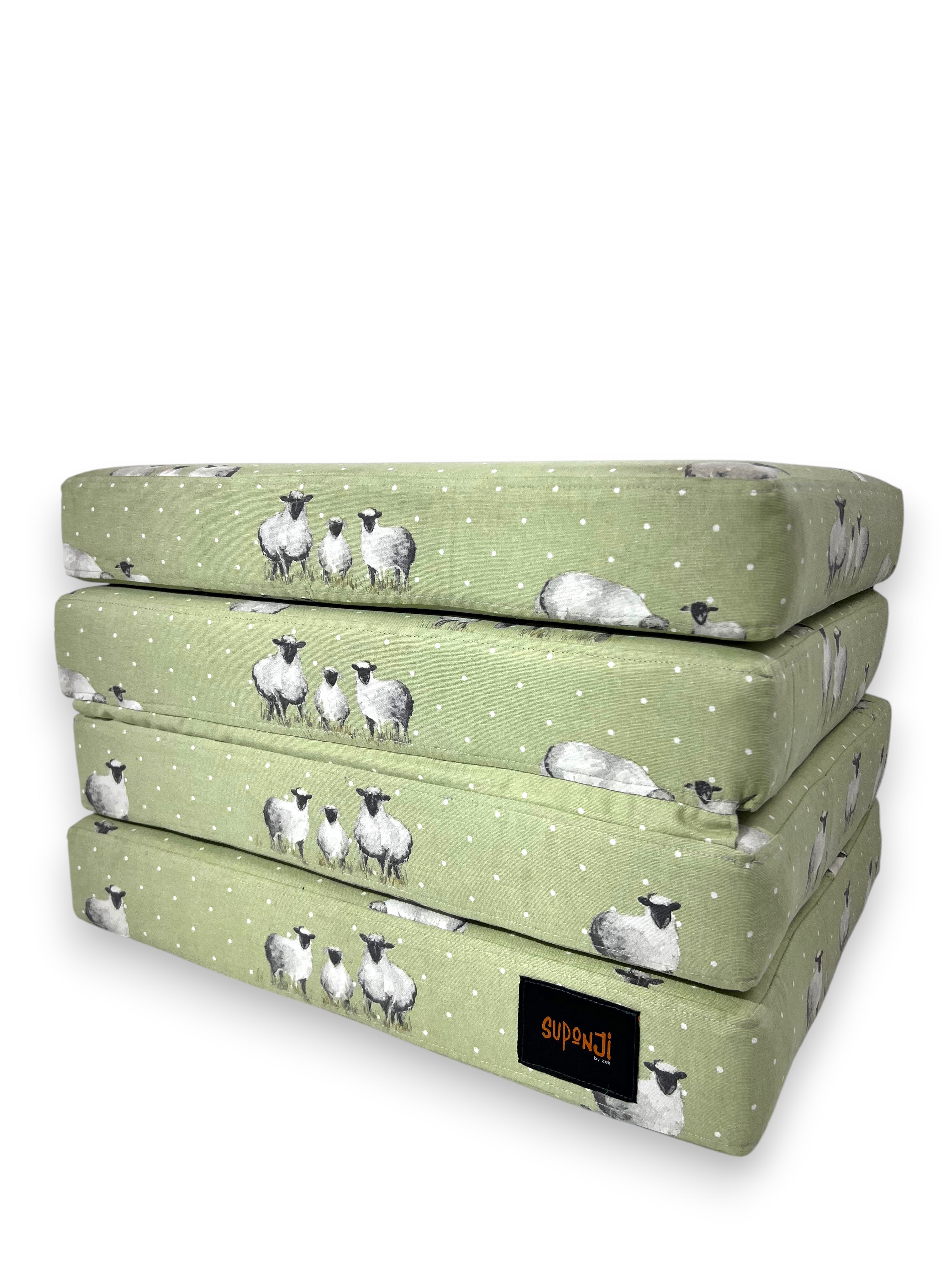 Suponji Forro 4'lü Katlanır Minder - Zuzu