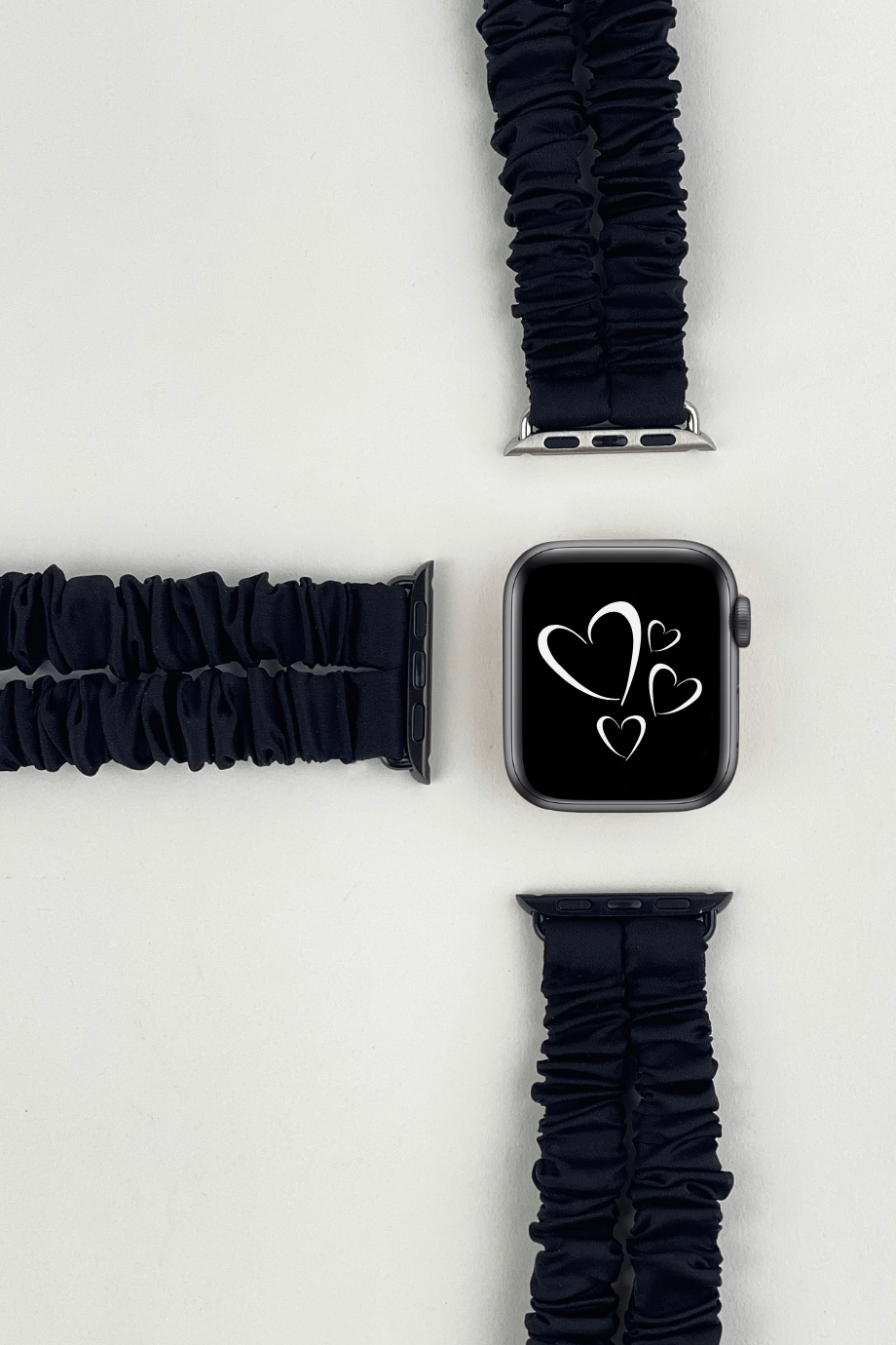Apple Watch Kordon Siyah İpek