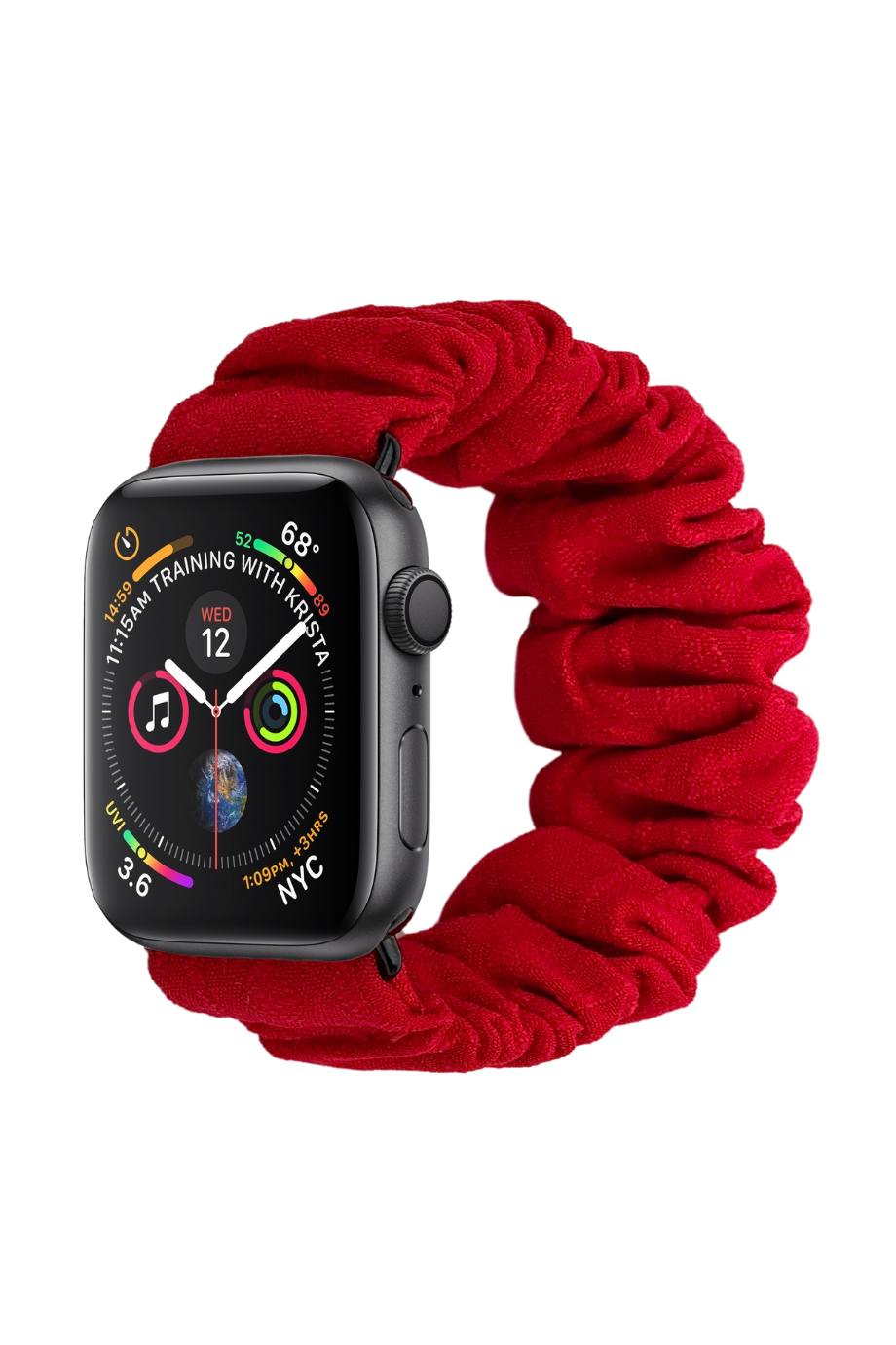 Apple Watch Uyumlu Loop Kordon Kırmızı