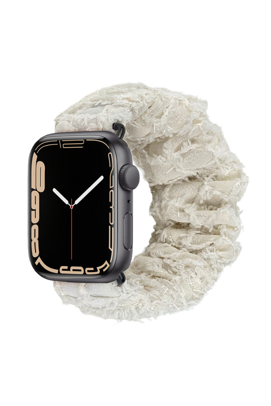 Apple Watch Uyumlu Tül Loop Kordon Beyaz