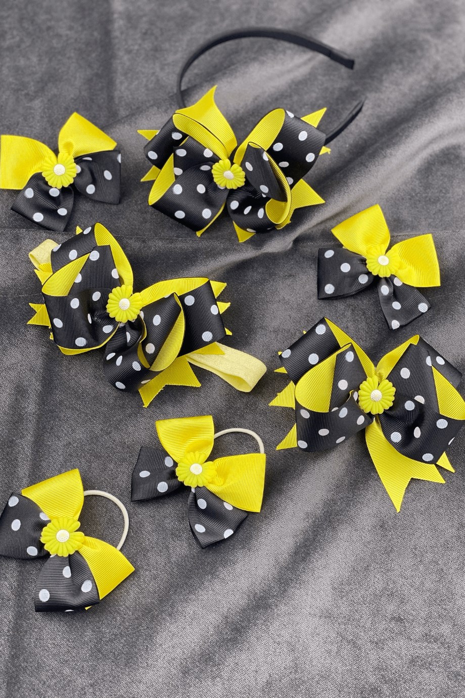 Çiçek Figürlü Çocuk Toka Seti