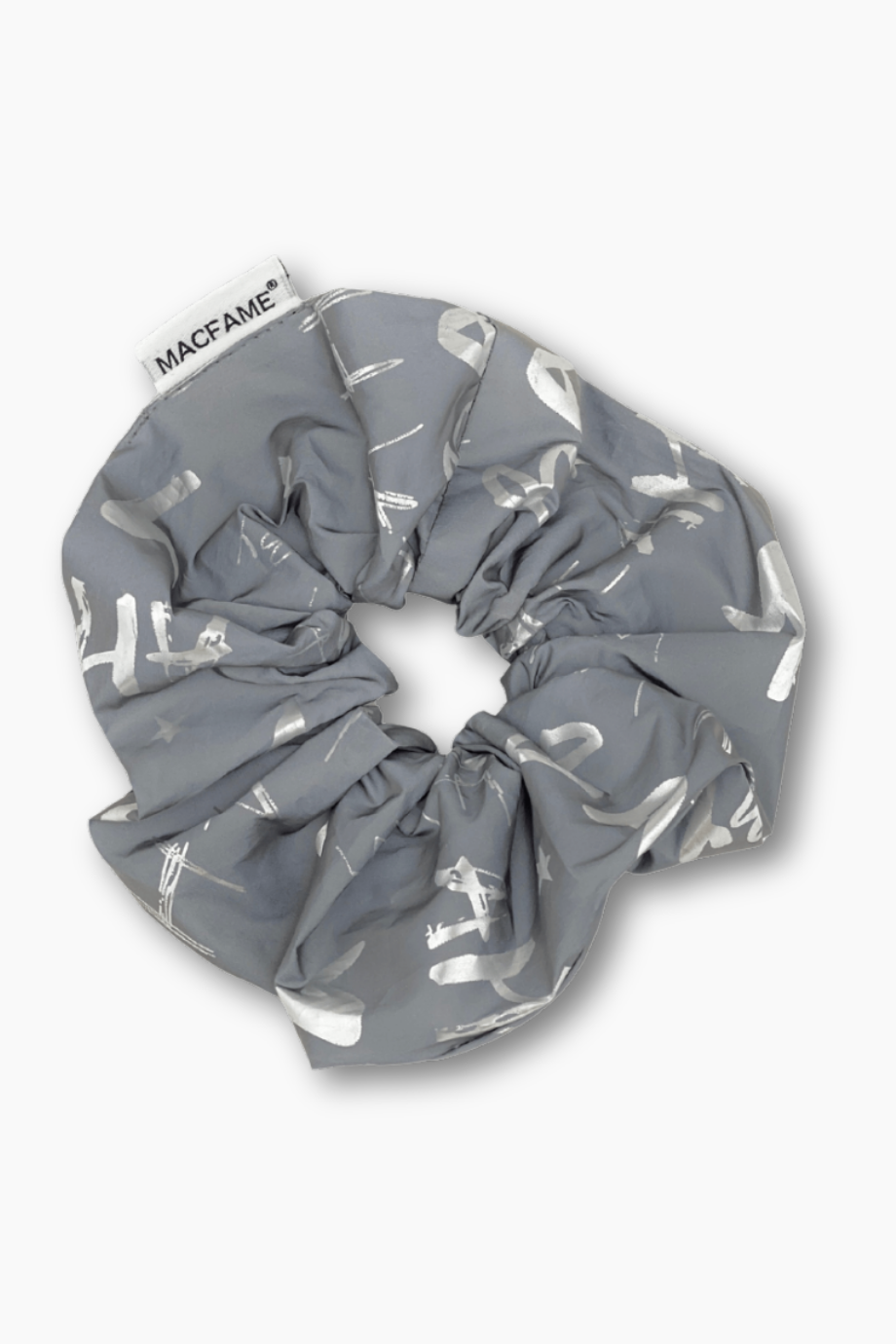 Scrunchie Saç Tokası Modelleri Gri