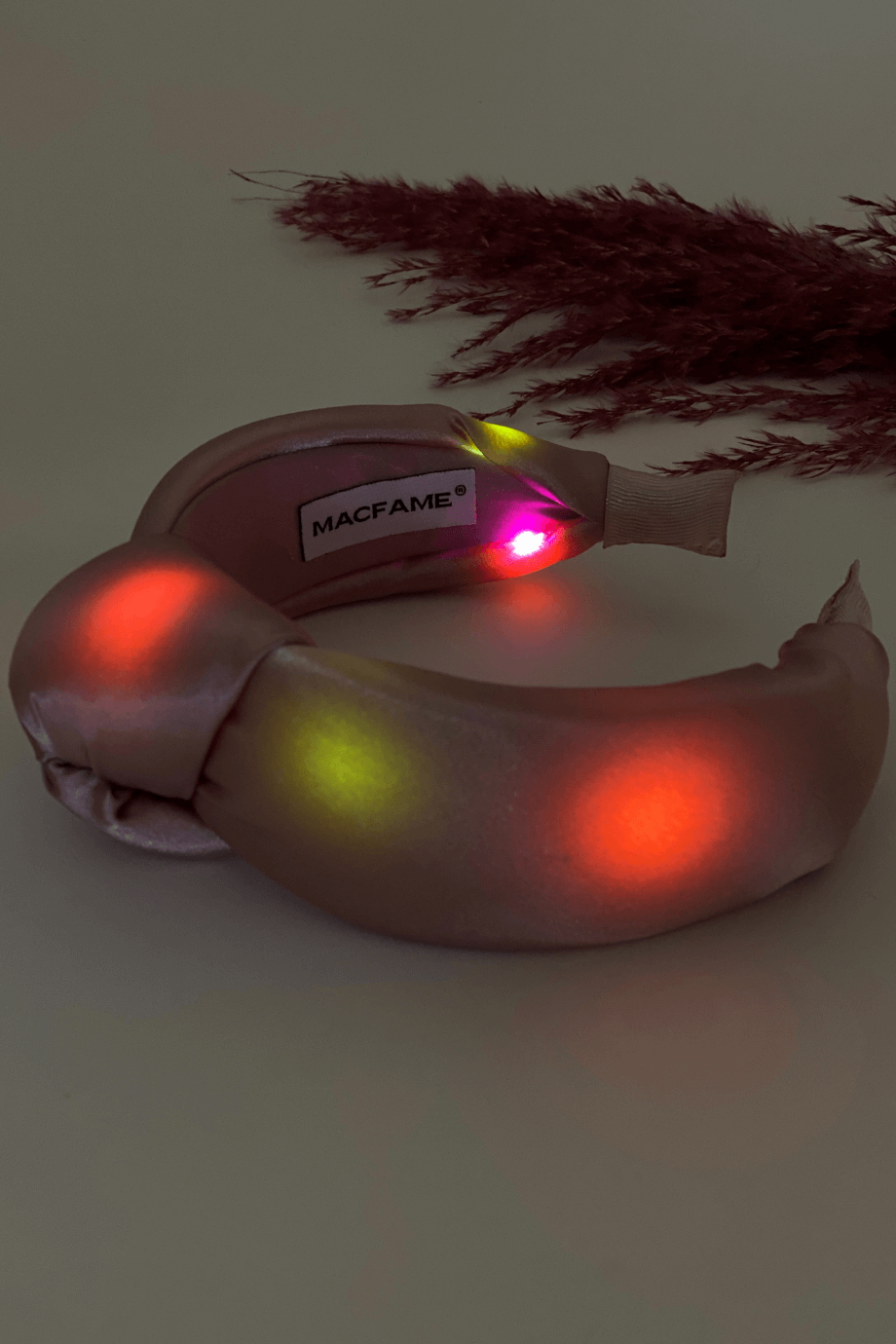 Işıklı Süngerli Taç Pembe