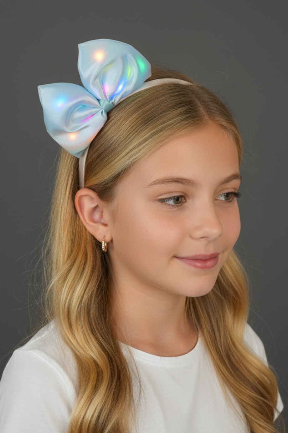 Işıklı Çocuk Tacı Mavi