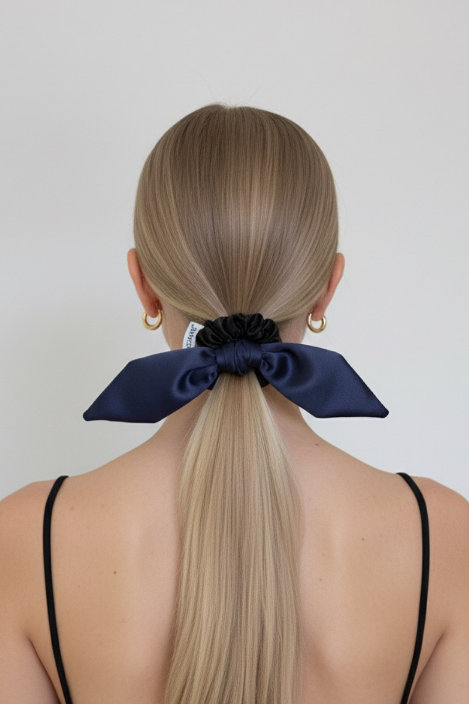 Kadın Scrunchie Saç Tokası Çeşitleri Lacivert
