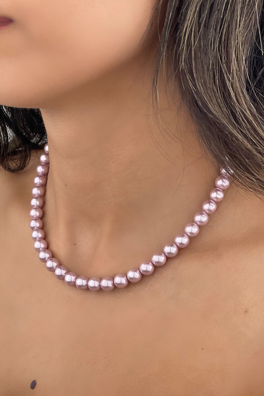 Pembe İnci Kolye