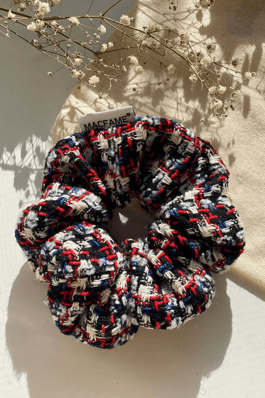 Renkli Şanel Scrunchie Lastik Toka