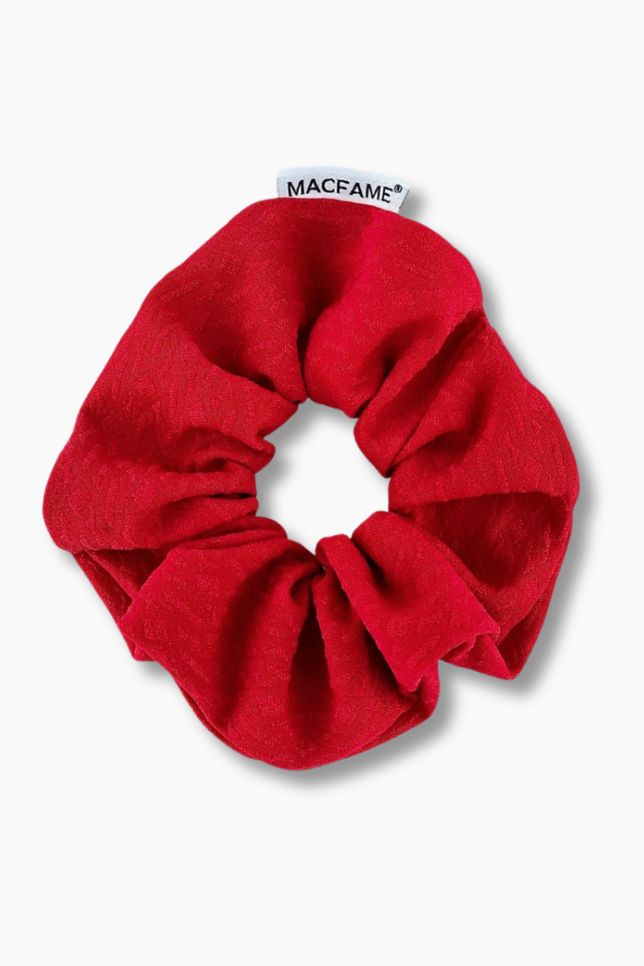 Kırmızı Scrunchie Lastik Toka Modelleri
